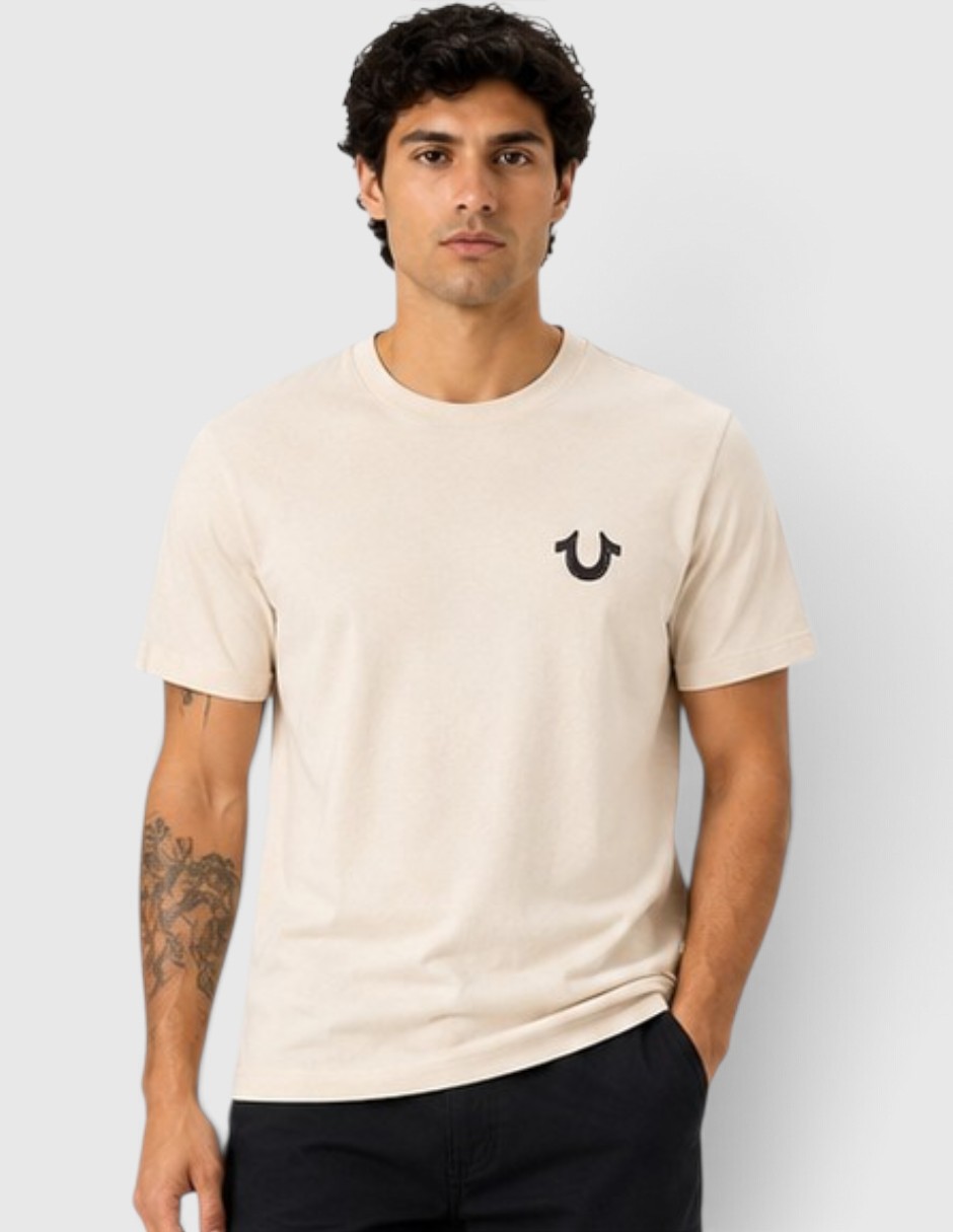 Playera cuello redondo para hombre