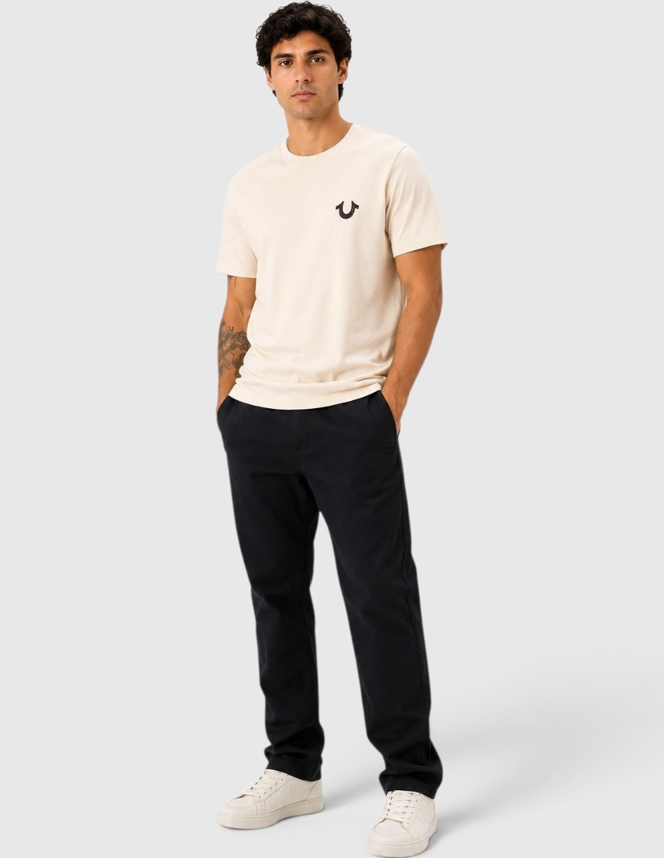 Playera cuello redondo para hombre
