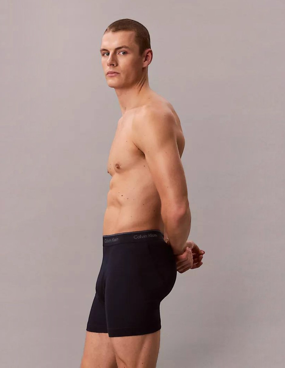 Bóxer brief de algodón para hombre 5 piezas 3