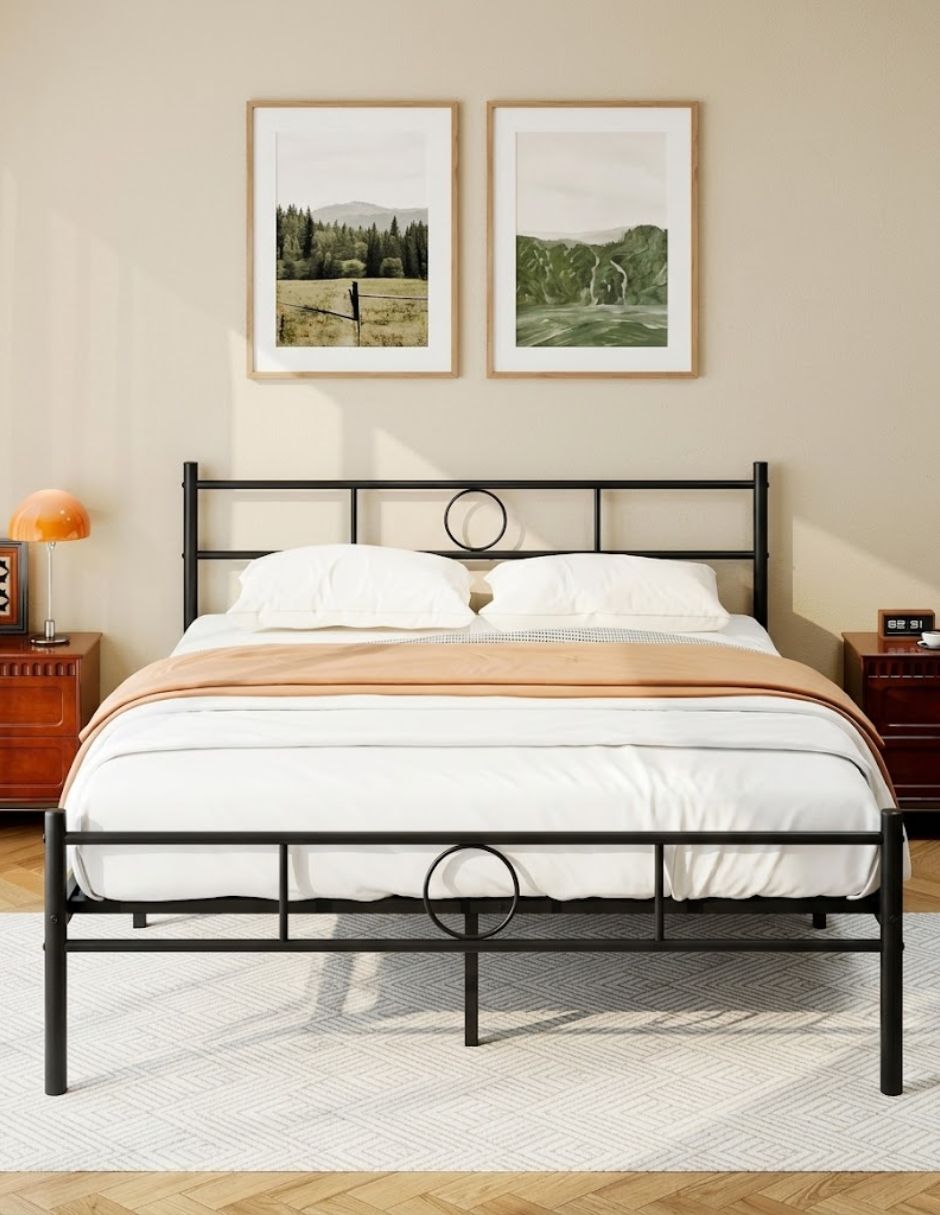 Base para cama armable de metal 4