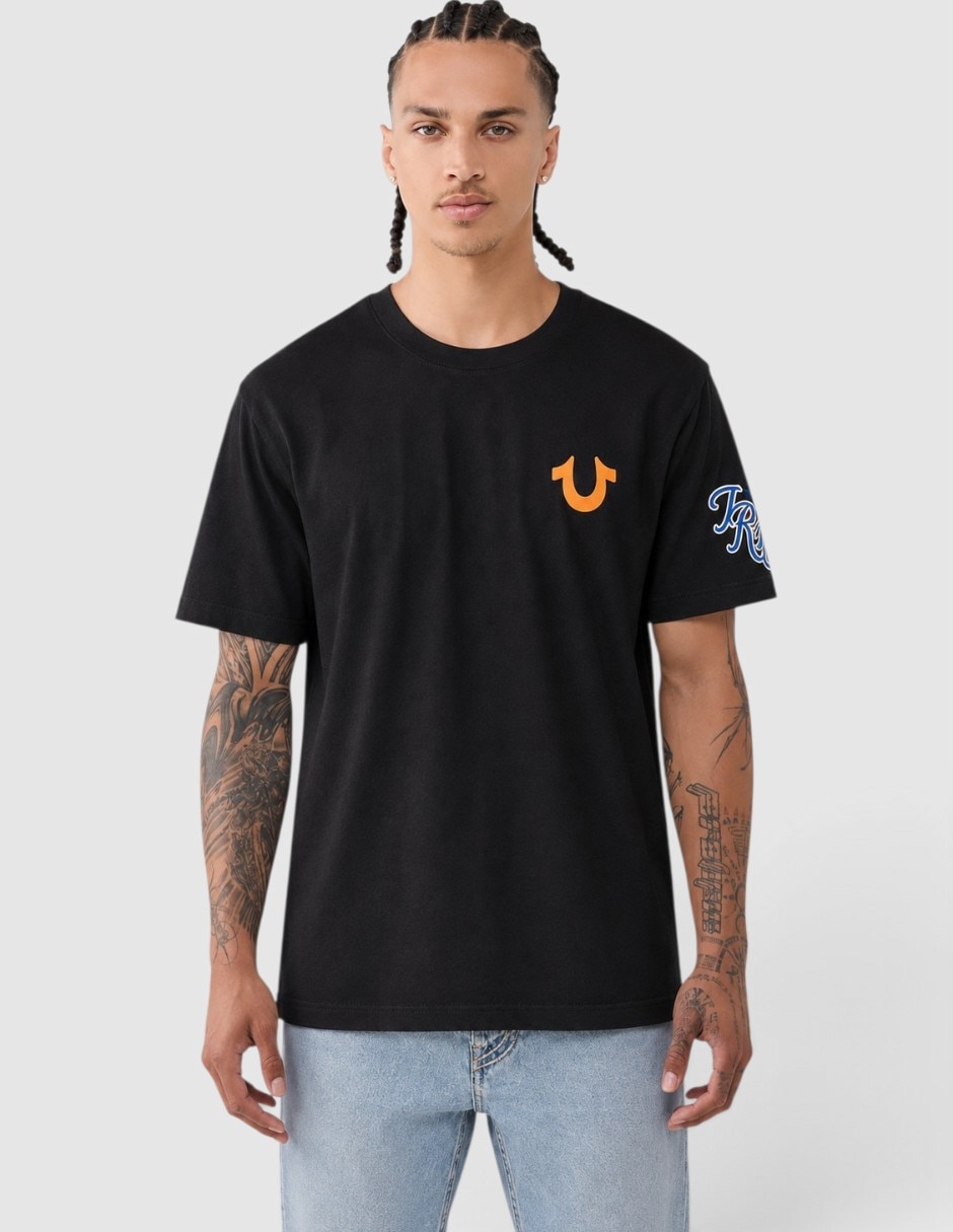 Playera cuello redondo para hombre