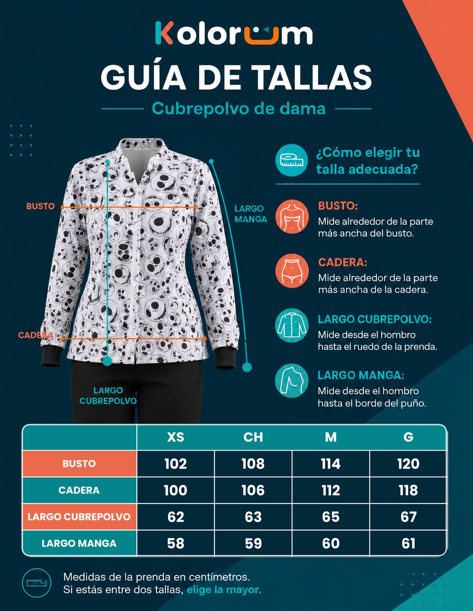 Chamarra quirúrgica estilo regular para mujer 5
