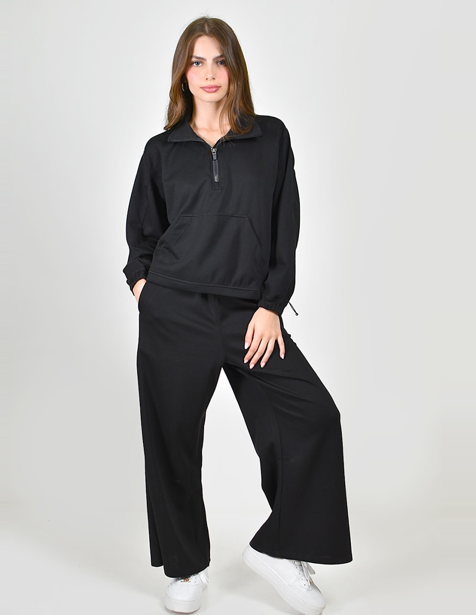 Conjunto deportivo regular con elástico para mujer 2