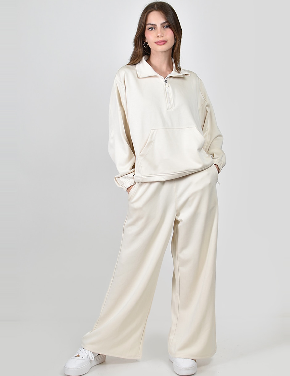 Conjunto deportivo regular con elástico para mujer 2