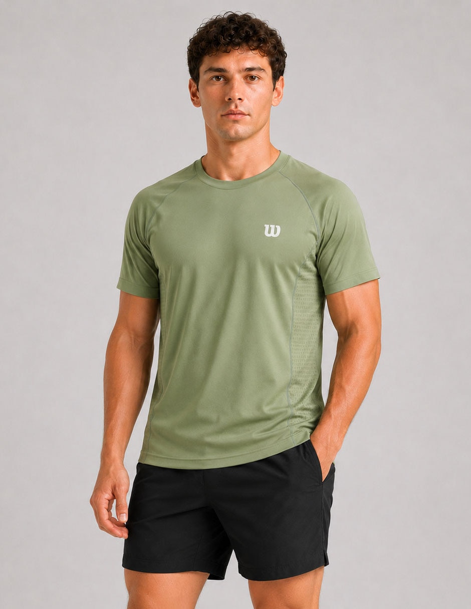 Playera cuello redondo para hombre