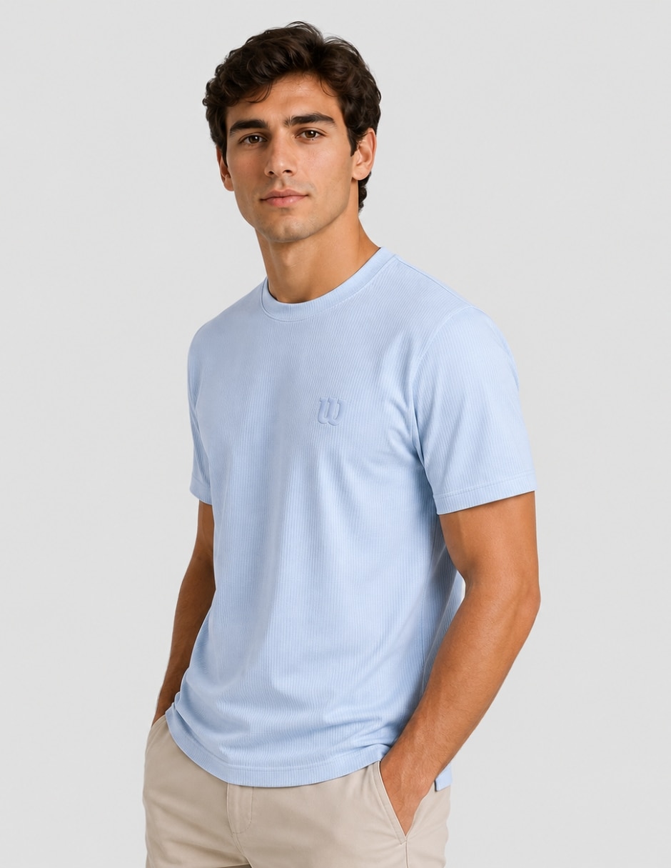 Playera cuello redondo para hombre 5