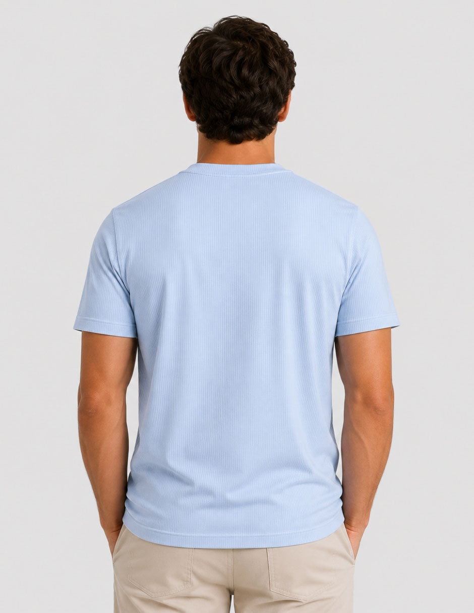 Playera cuello redondo para hombre 4