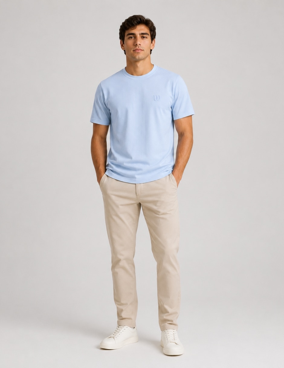 Playera cuello redondo para hombre 6