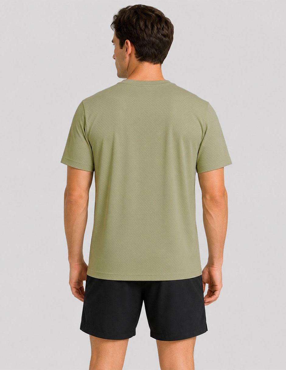 Playera cuello redondo para hombre 4