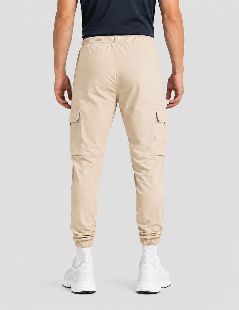 Jogger estampado logo con bolsillos para hombre 4
