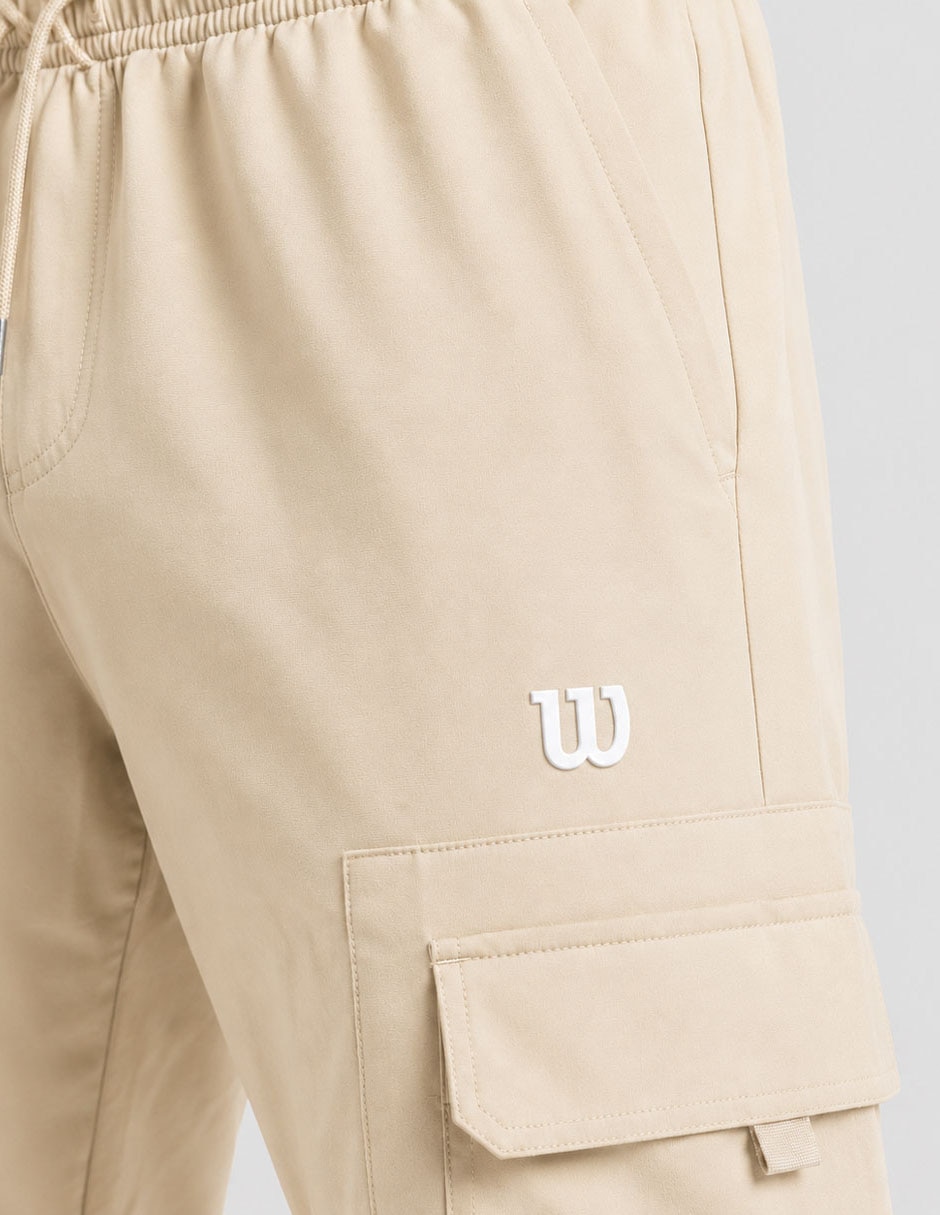 Jogger estampado logo con bolsillos para hombre 3