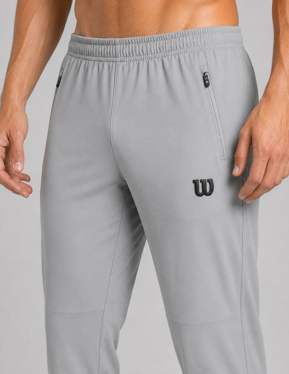 Jogger estampado logo con bolsillos para hombre 3
