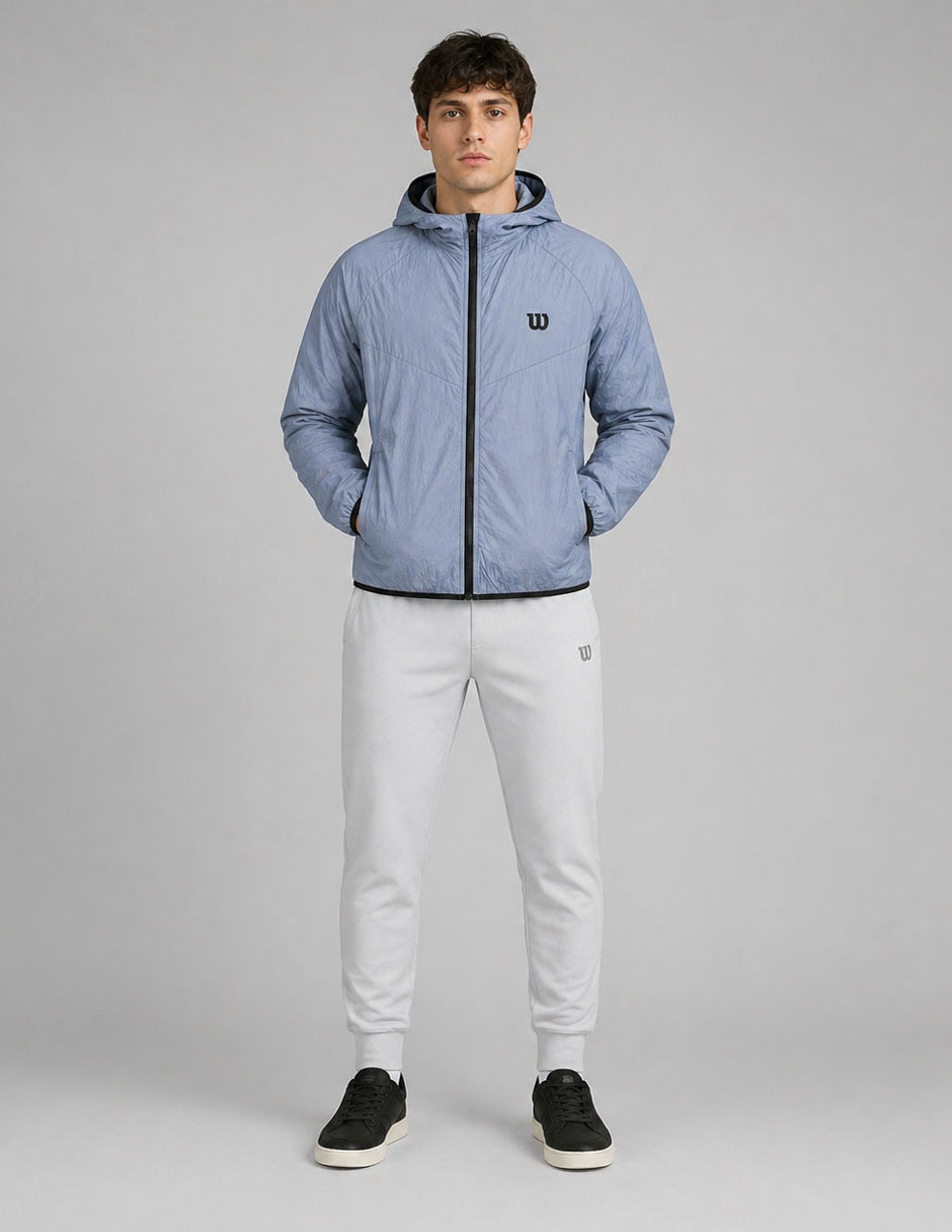Jogger estampado logo con bolsillos para hombre 6