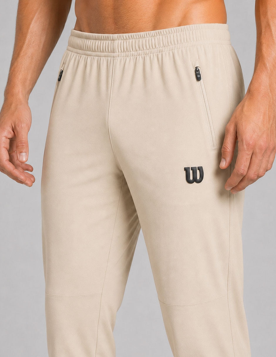 Jogger estampado logo con bolsillos para hombre 3