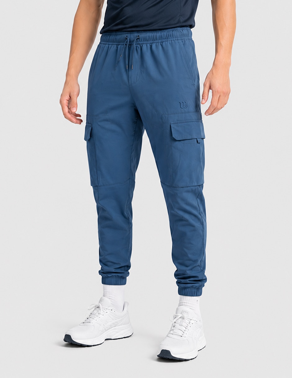 Jogger estampado logo con bolsillos para hombre 5