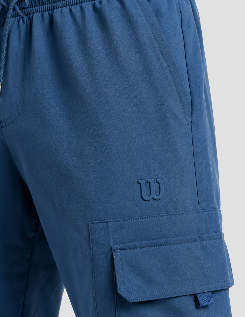 Jogger estampado logo con bolsillos para hombre 3