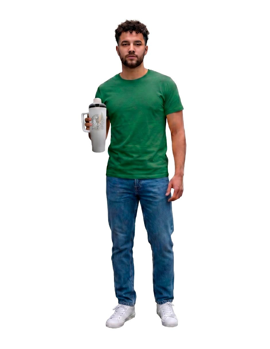 Termo de acero inoxidable con tapa rosca 1.2 L 2