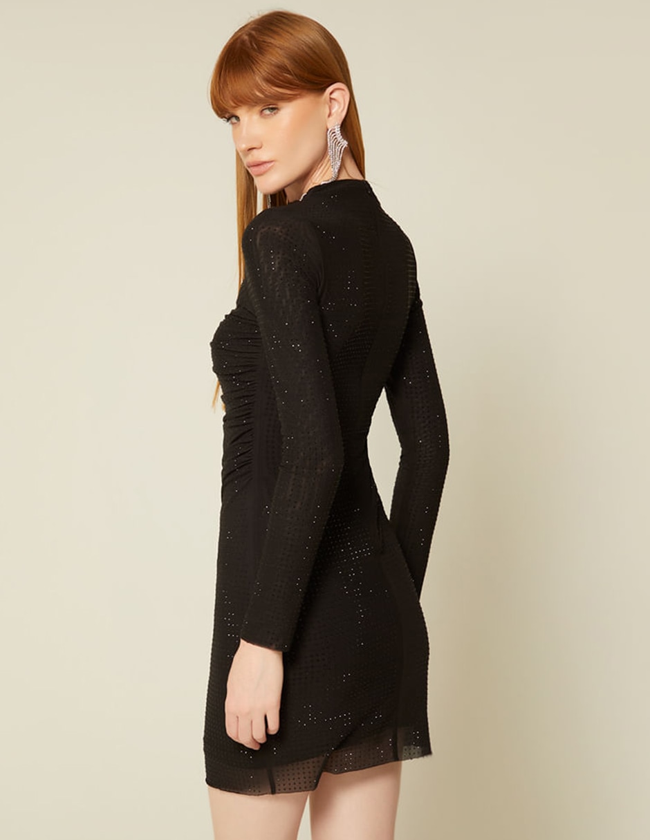 Vestido corto fiesta shiny night para mujer 6