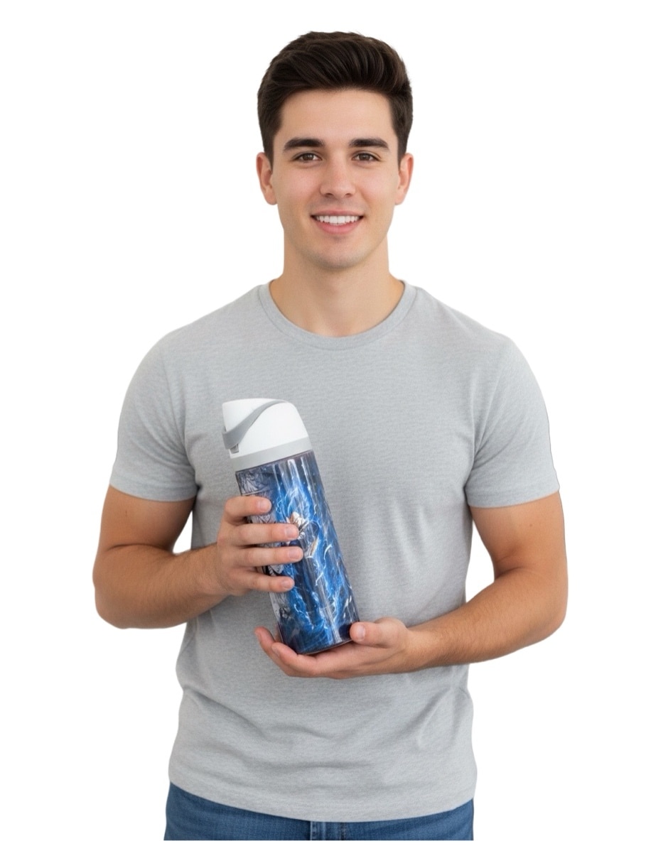 Termo de acero inoxidable con tapa rosca 715 ml 2