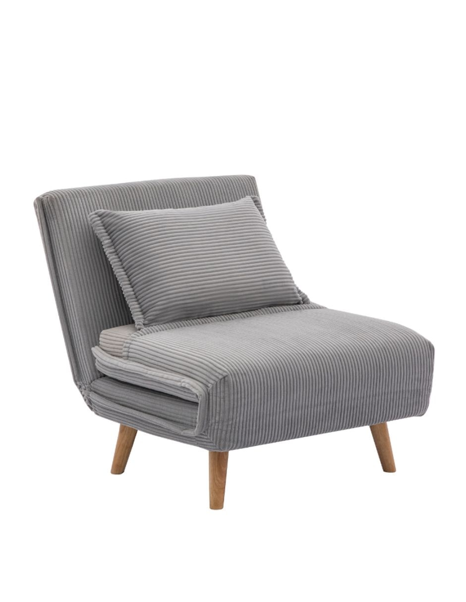 Sillón de algodón y metal 1
