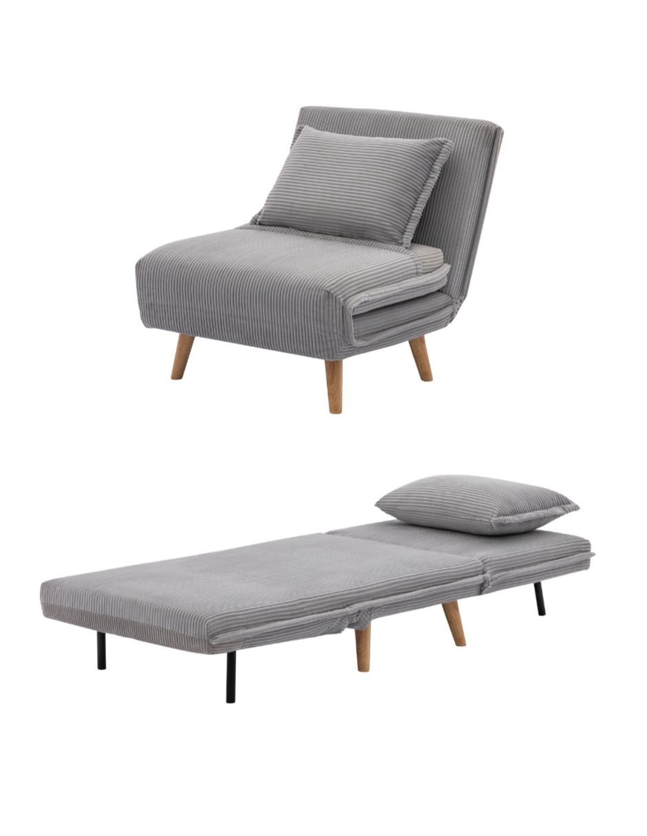Sillón de algodón y metal 4
