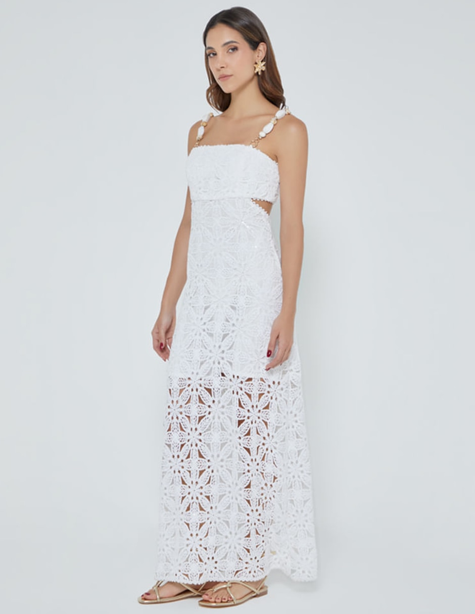 Vestido largo playa cabanas beach para mujer 4