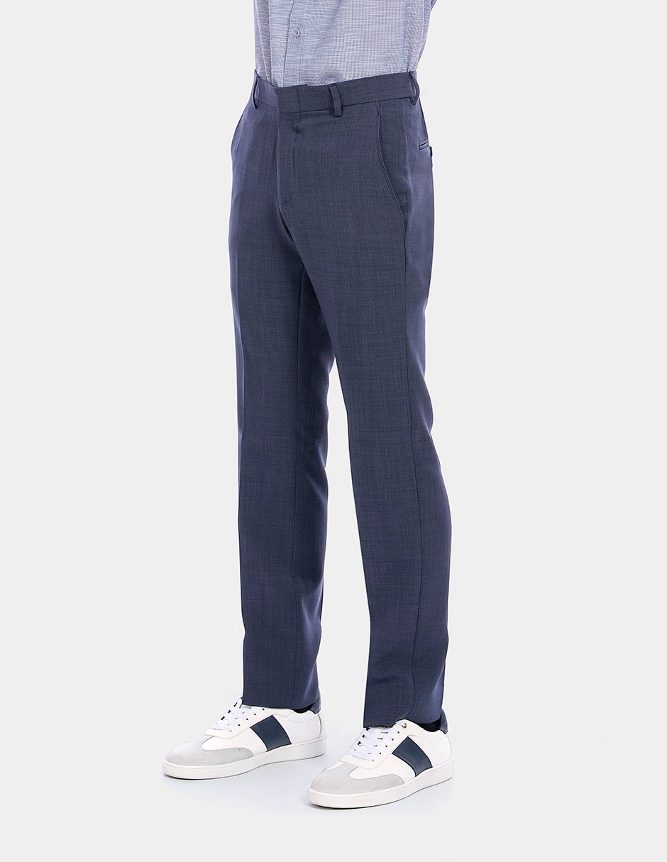 Pantalón formal de vestir slim para hombre 4