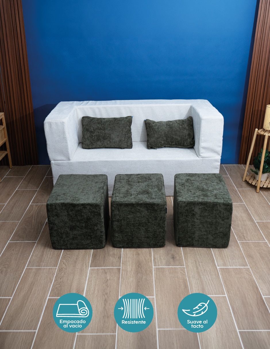 Sofá cama de espuma comprimida 5