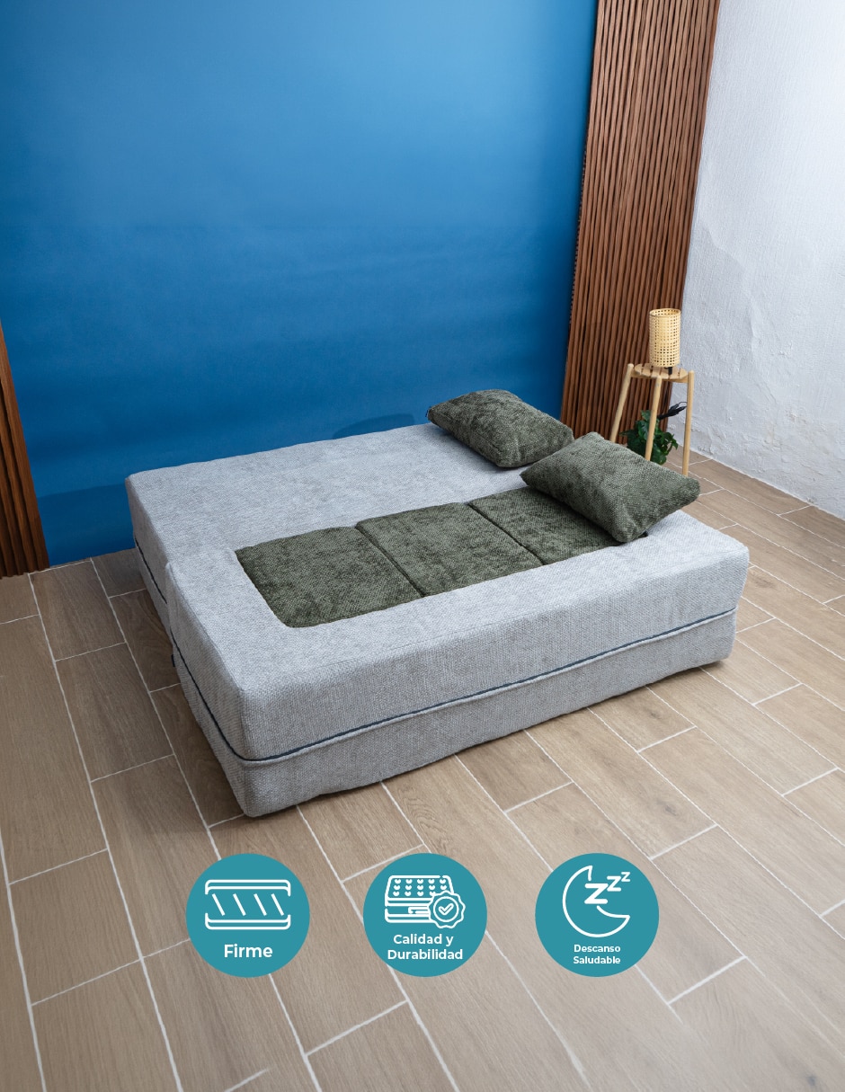 Sofá cama de espuma comprimida 7