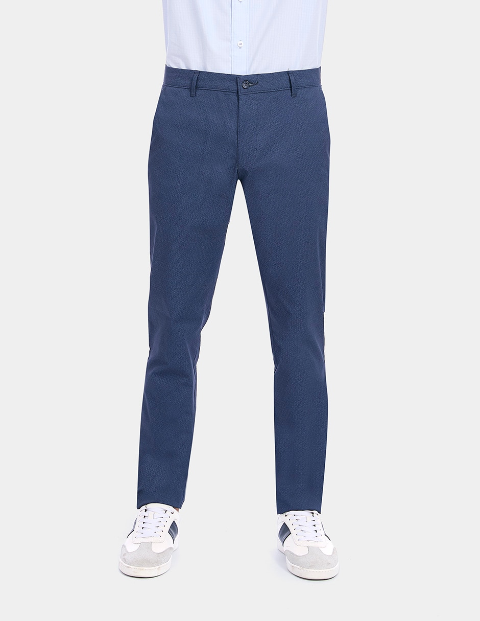 Pantalón business casual de vestir slim para hombre