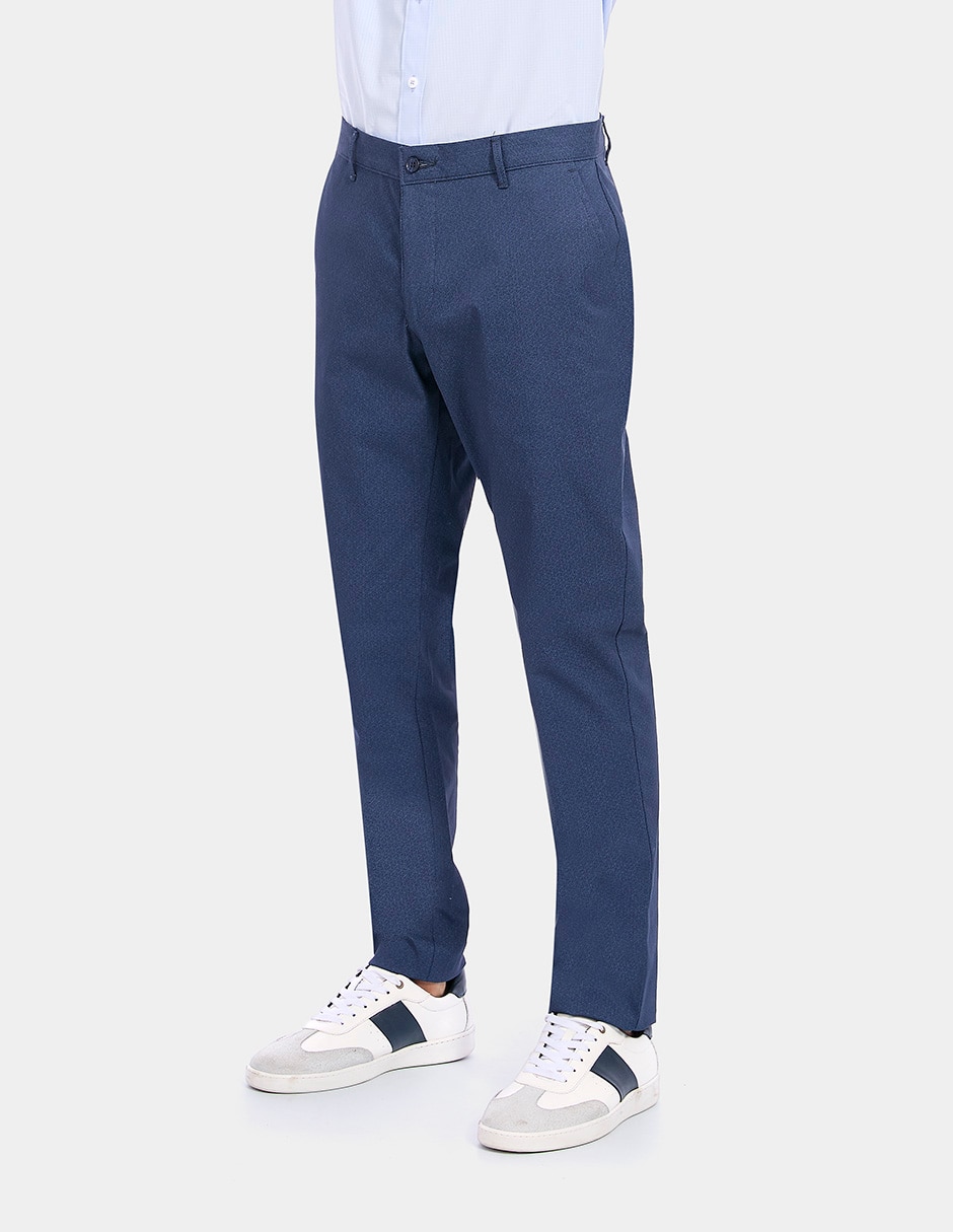 Pantalón business casual de vestir slim para hombre 5