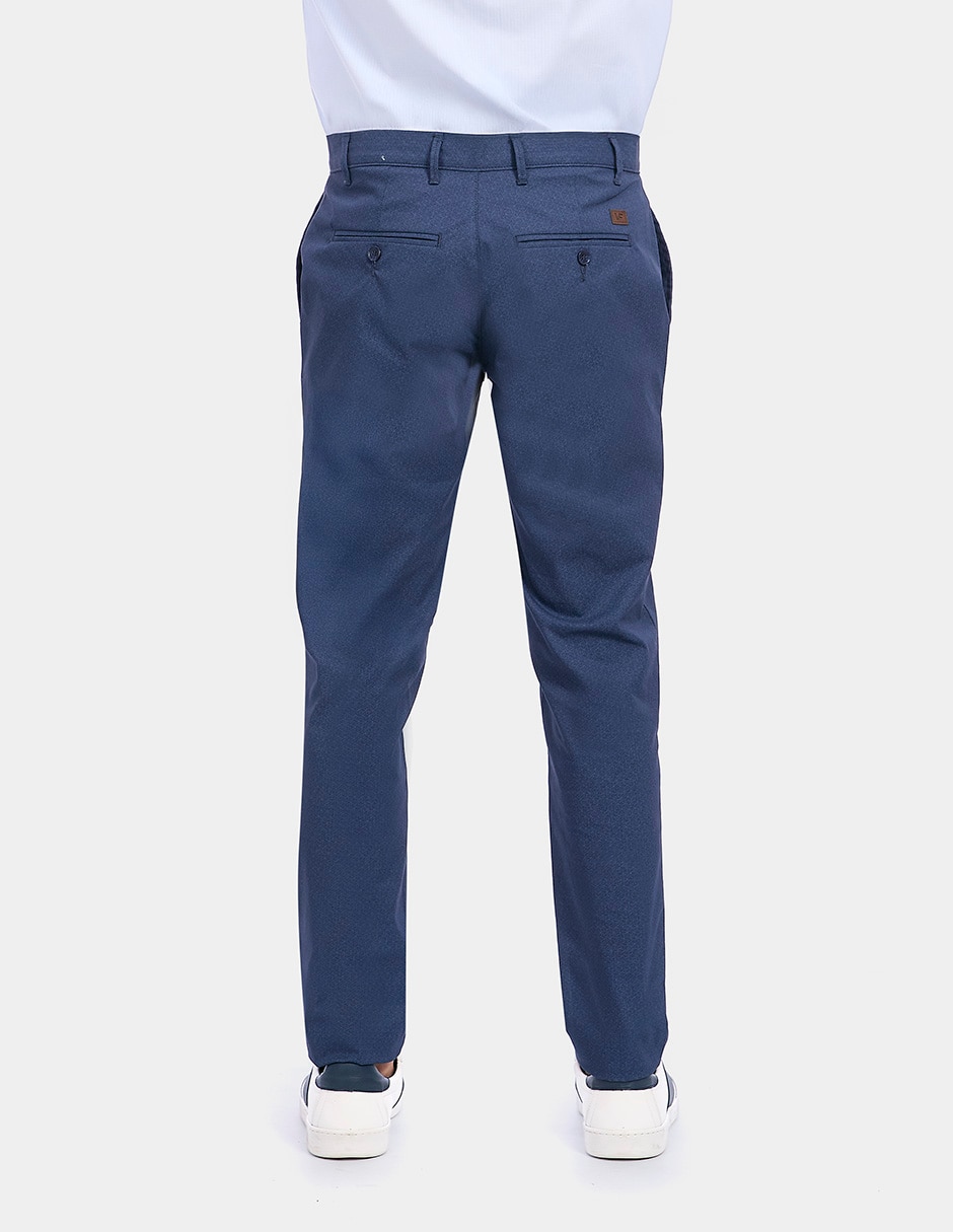 Pantalón business casual de vestir slim para hombre 2