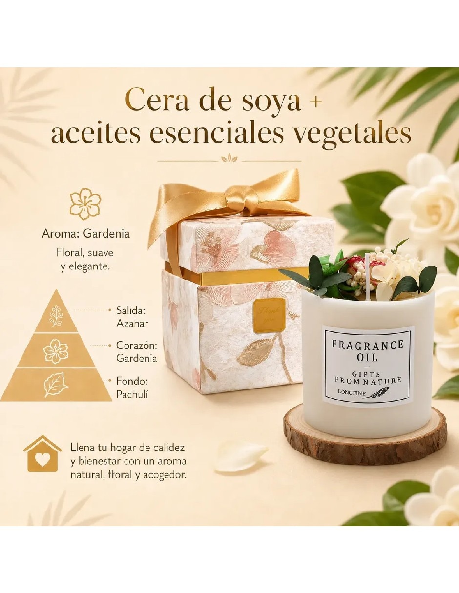 Vela aroma gardenia 5