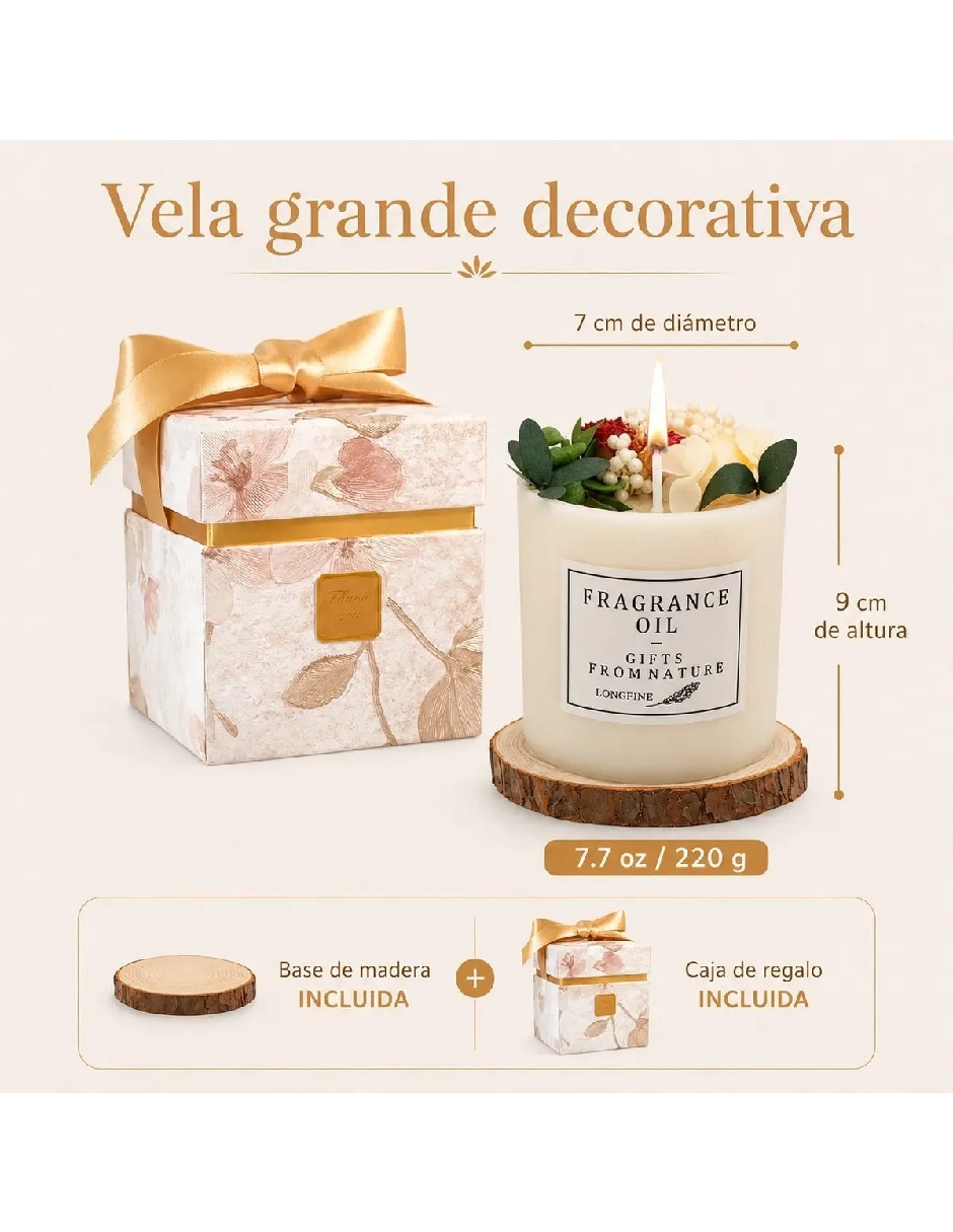 Vela aroma gardenia 6