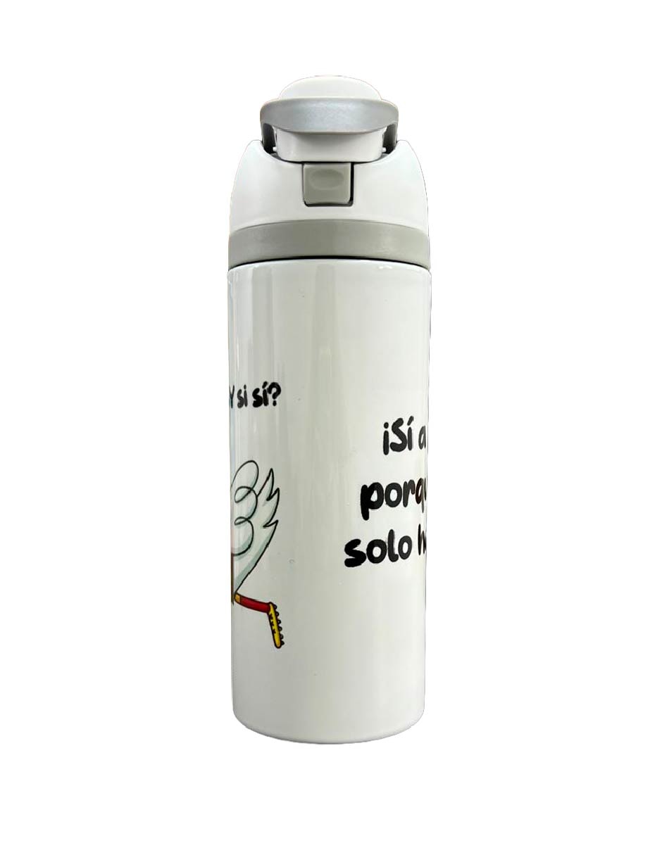 Termo de acero inoxidable con tapa rosca 4