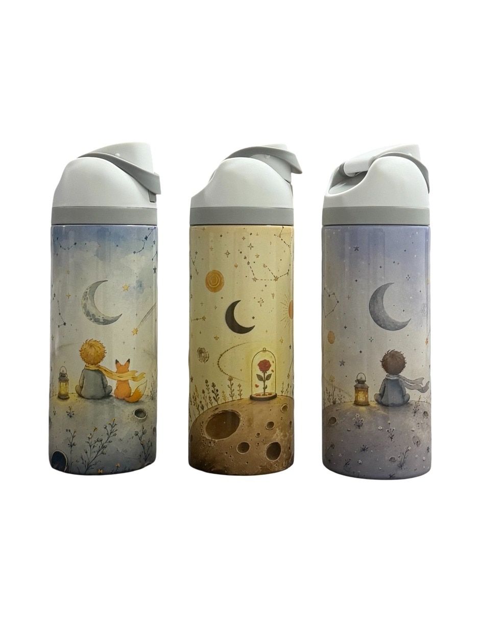Set termo de acero inoxidable con tapa rosca 715 ml Set termo de acero inoxidable con tapa rosca 715 ml
