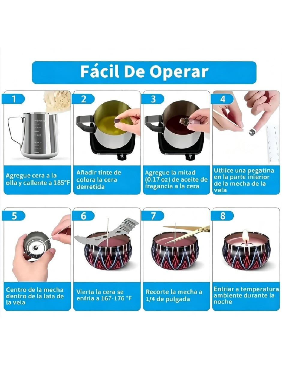Kit de fabricación de velas 4