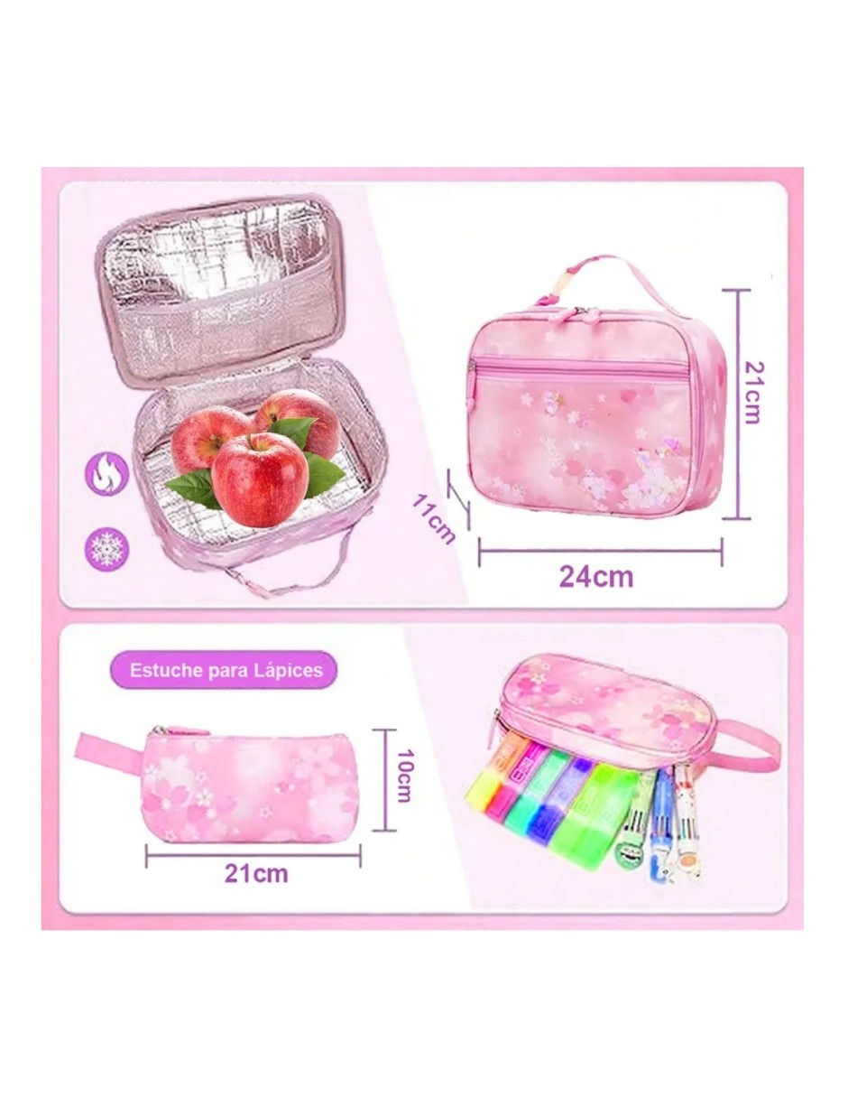 Mochila infantil daisy impermeable para niña 3
