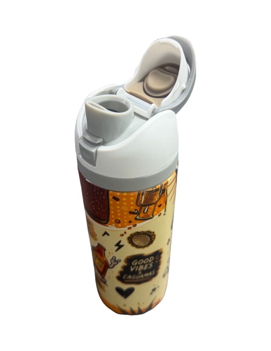 Termo de acero inoxidable con tapa rosca 715 ml 4