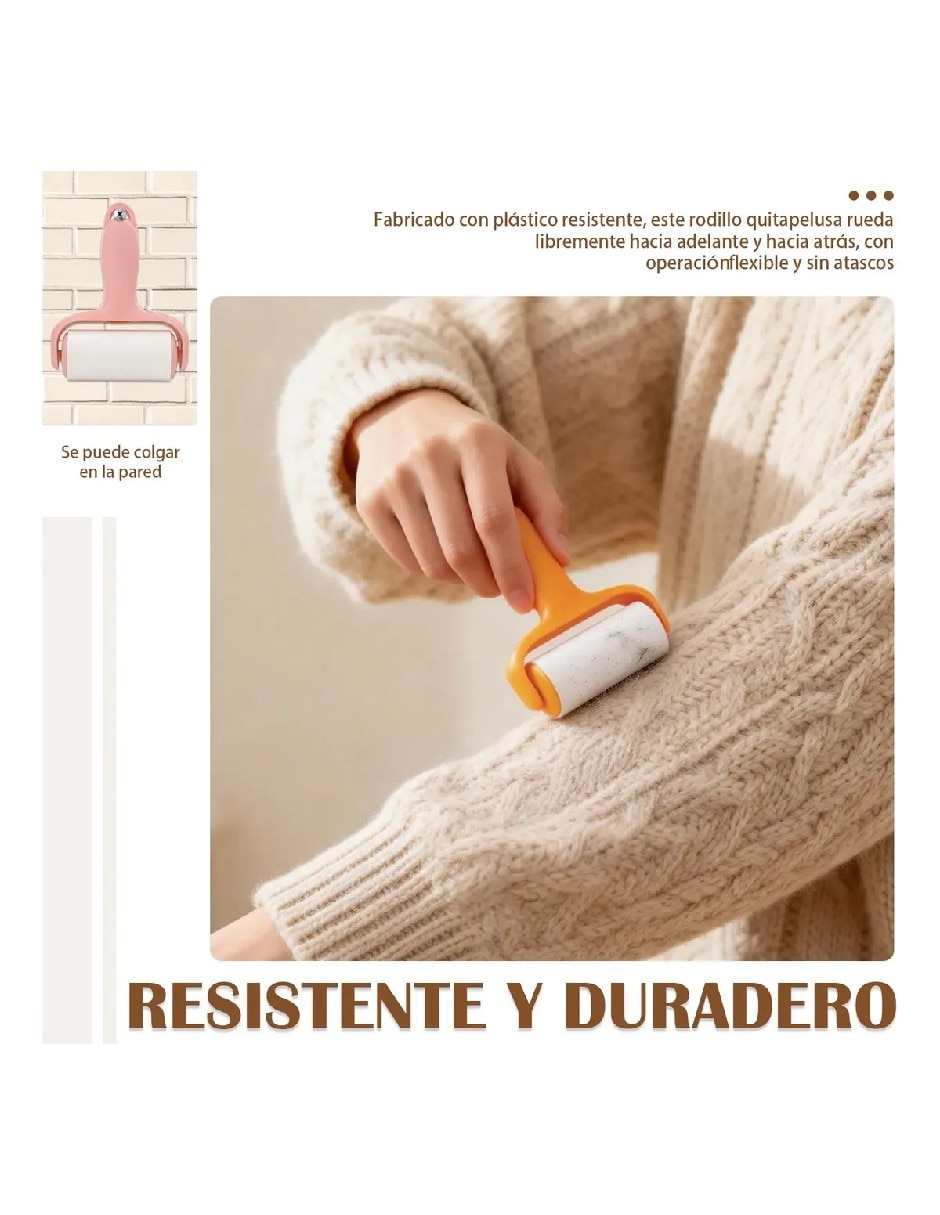 Set rodillo quita pelusa 4