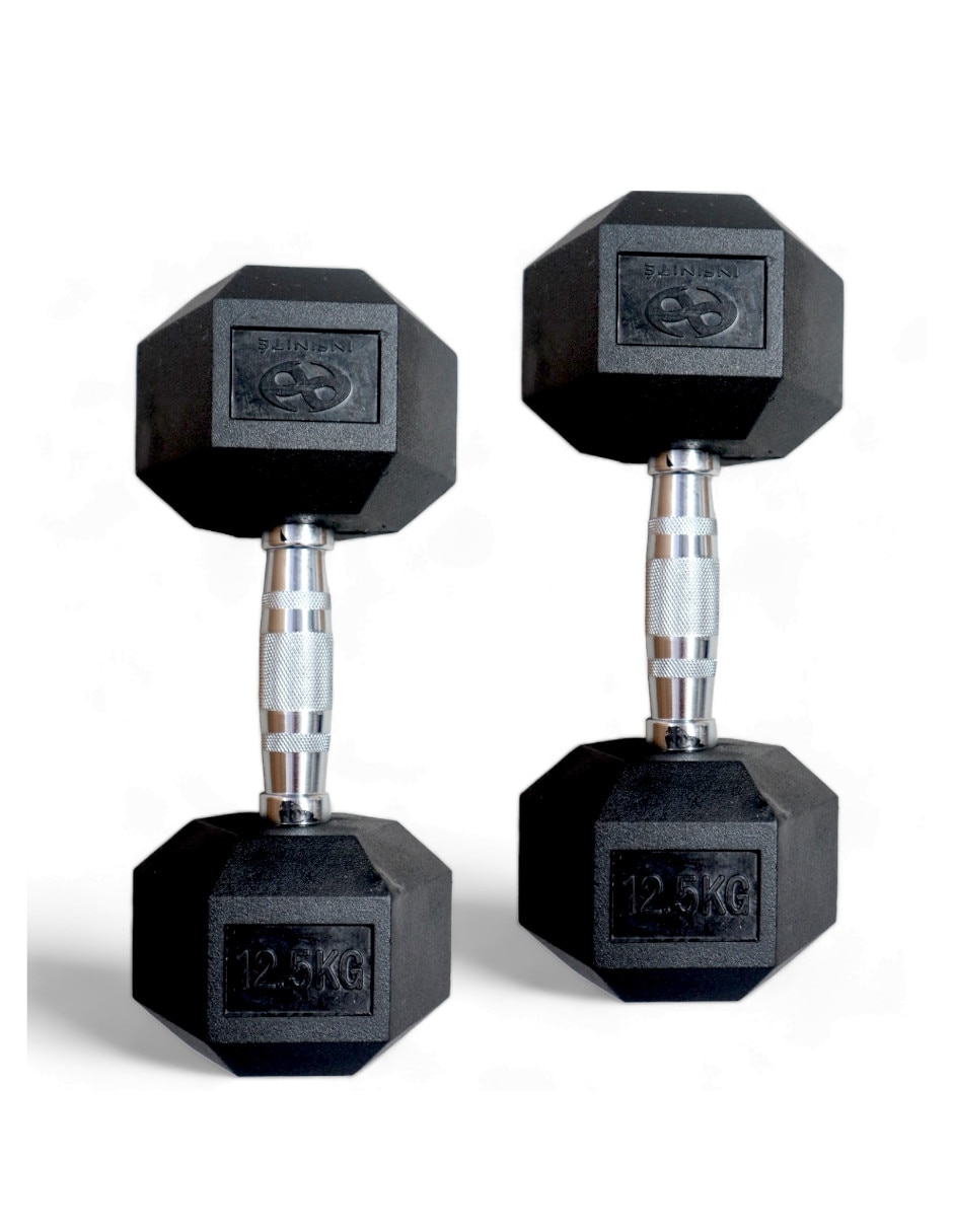 Set mancuernas de peso fijo 12.5 kg 2 piezas Set mancuernas de peso fijo 12.5 kg 2 piezas