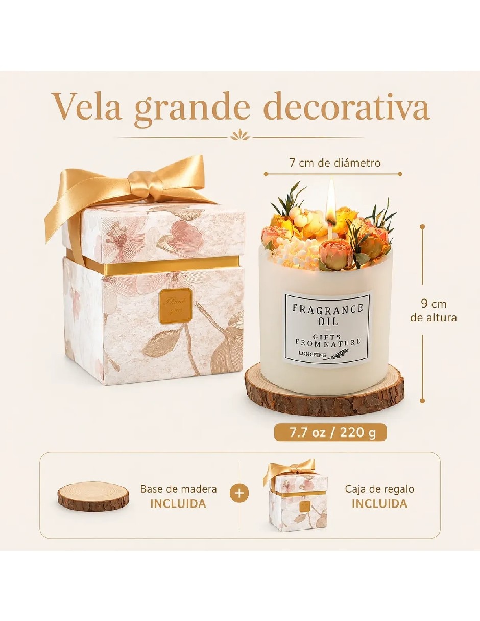 Vela aroma floral 6