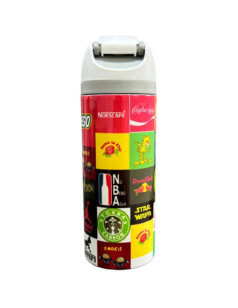 Termo de acero inoxidable con tapa rosca 715 ml 4