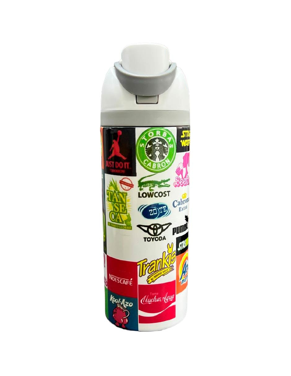 Termo de acero inoxidable con tapa rosca 715 ml 3