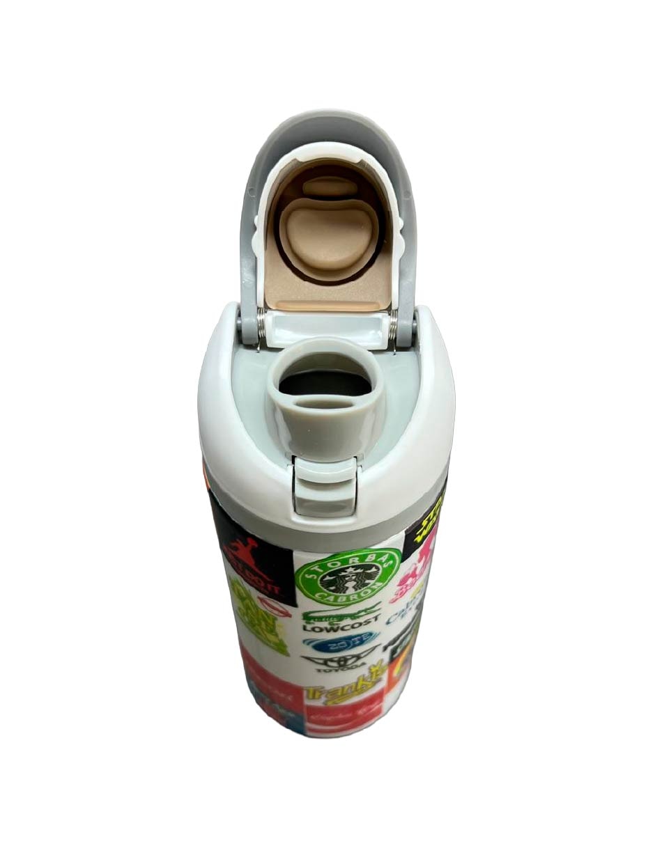 Termo de acero inoxidable con tapa rosca 715 ml 2