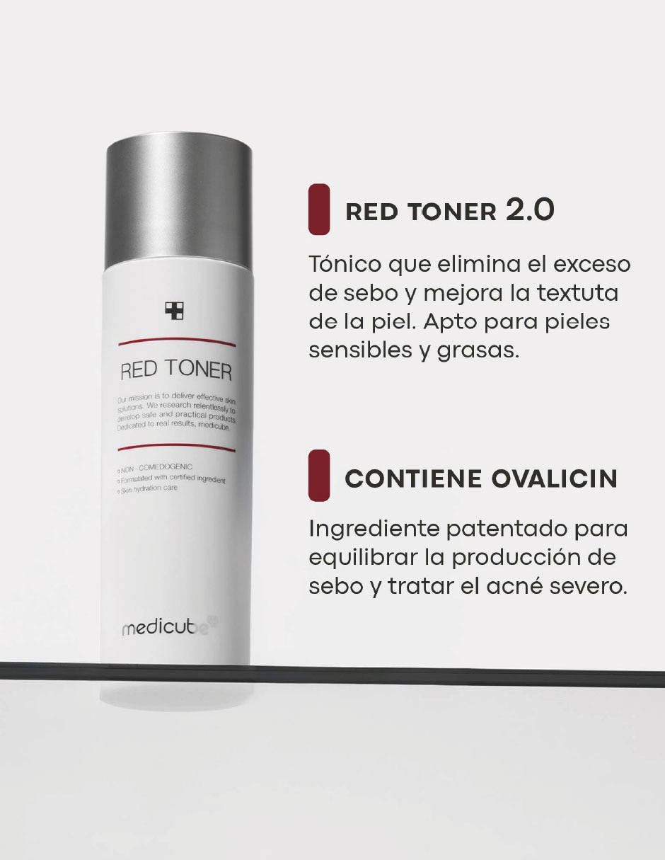 Tónico facial reductor de poros con ácido salicílico y niacinamida para piel grasa 3