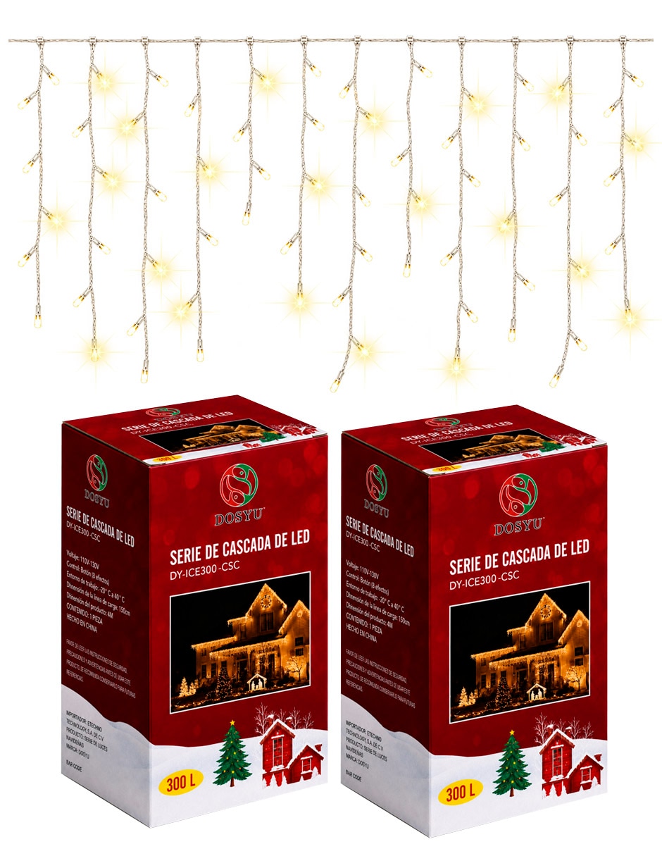 Set luces led led dy-300csc-2pzas con 300 focos Set luces led led dy-300csc-2pzas con 300 focos