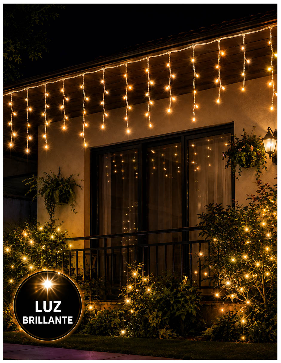 Set luces led led dy-300csc-2pzas con 300 focos 4