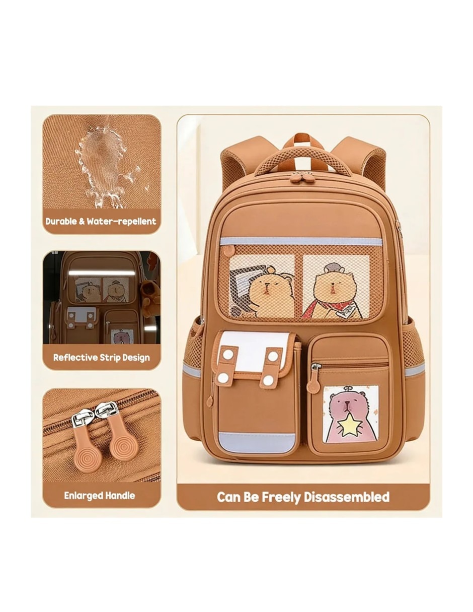 Mochila infantil capyfun (capybara) unisex 3