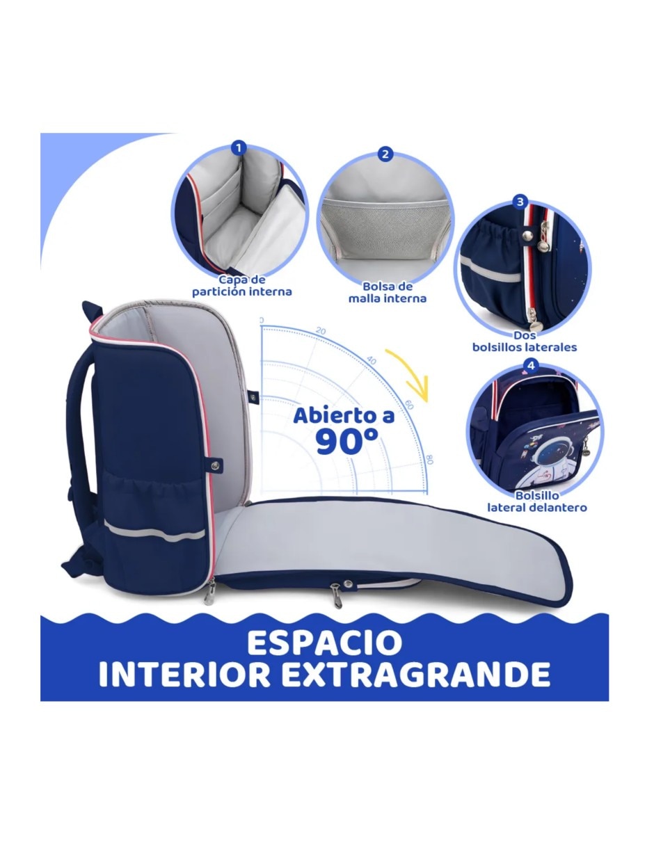 Mochila escolar friends unisex 4